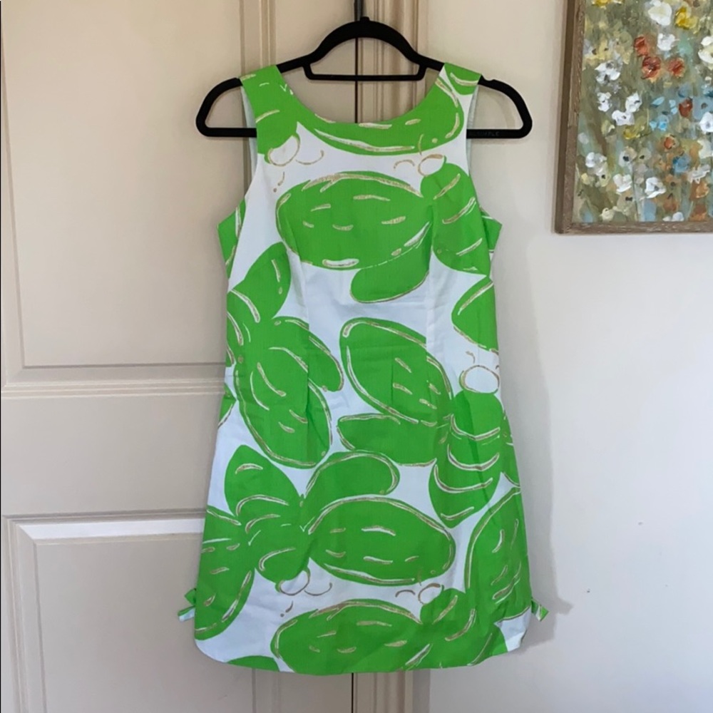 LILLY PULITZER GREEN LEAF DRESS